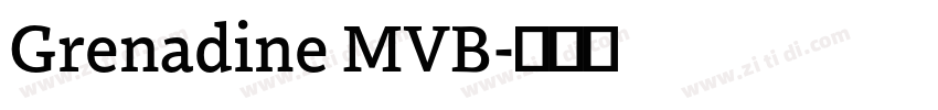 Grenadine MVB字体转换